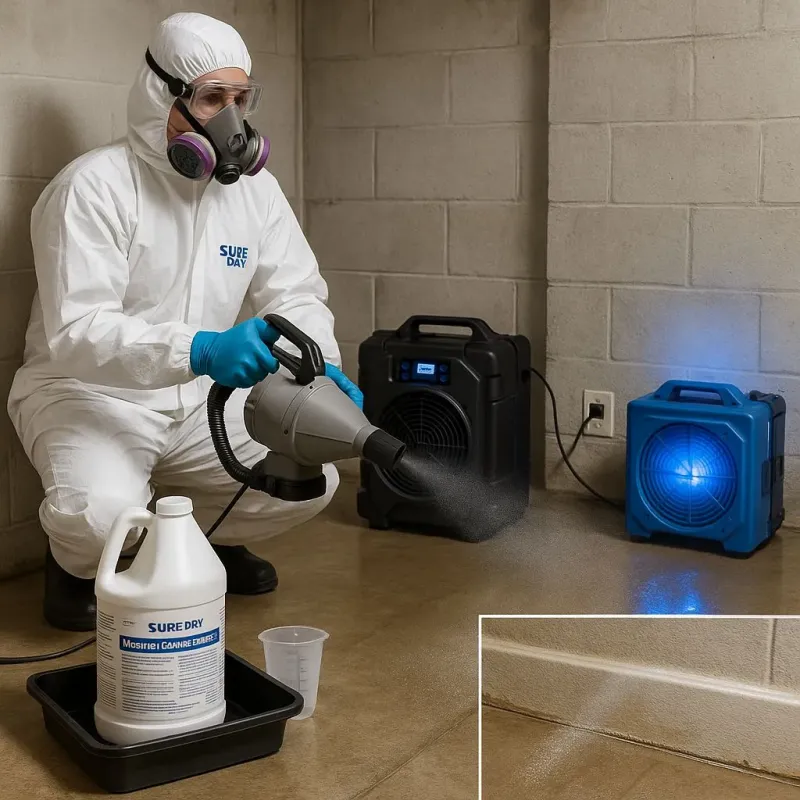 Sanitization and Odor Removal process in Valley Cottage, NY