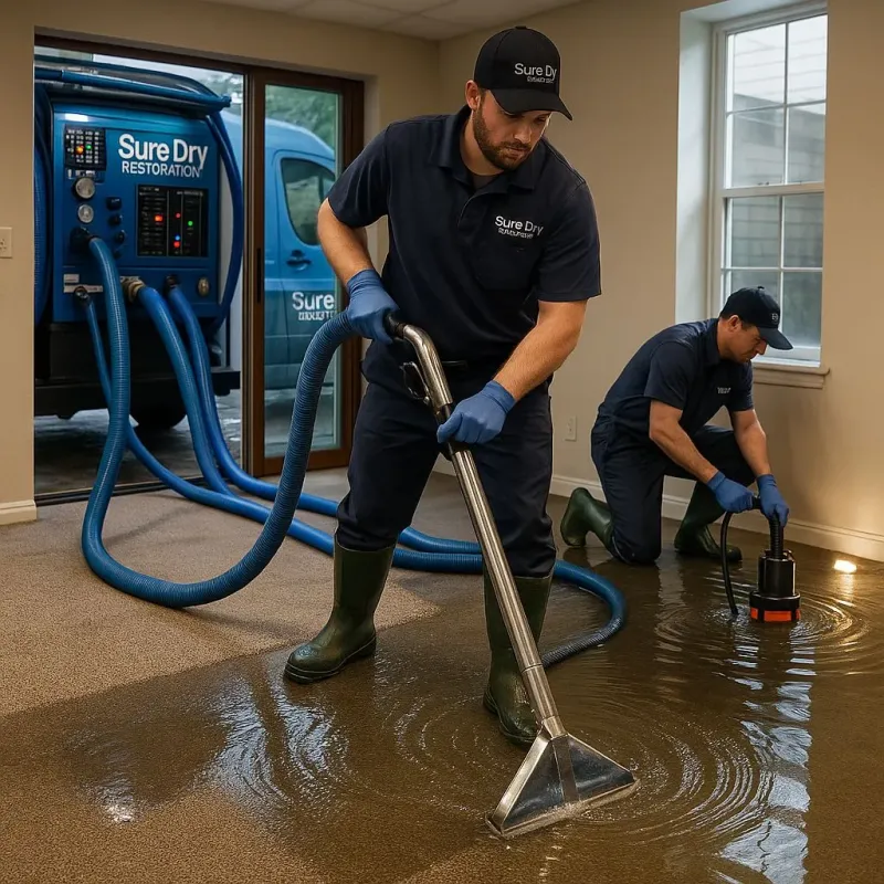 Water Extraction and Removal process in Valley Cottage, NY